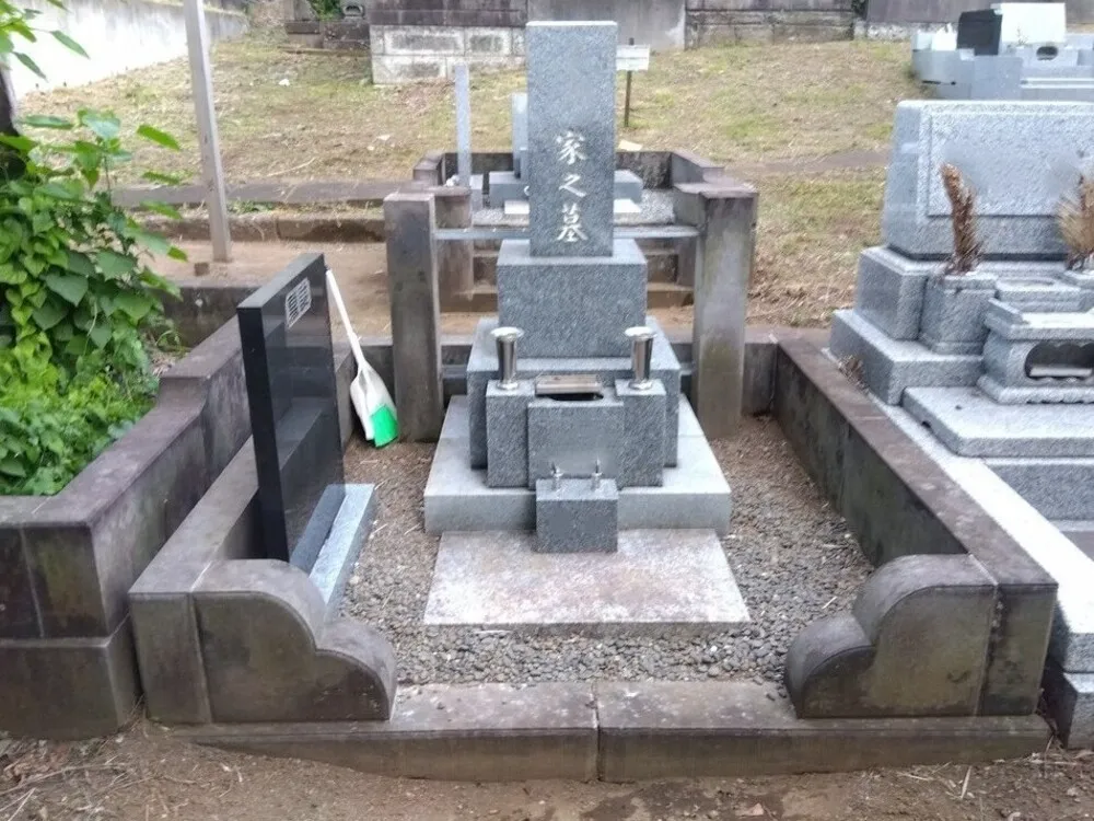 都立青山霊園 墓じまい工事前